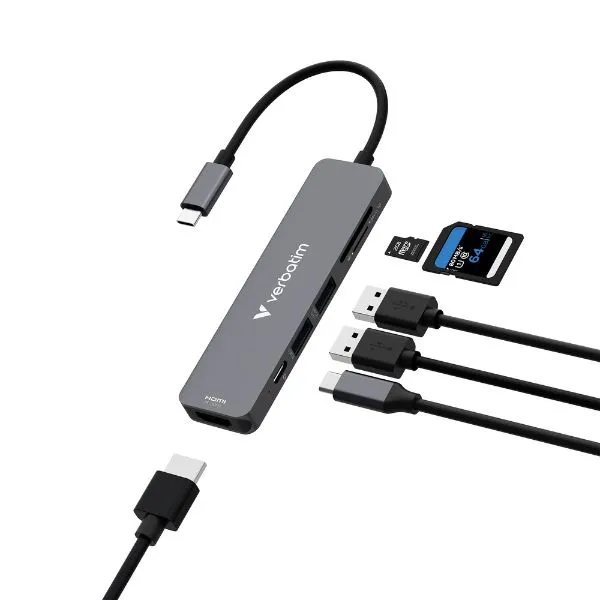 adapter-hub-verbatim-usb-c-hdmi-usb-a-3-2-usb-a-2-0-sd-microsd-aluminio-stan-nowy