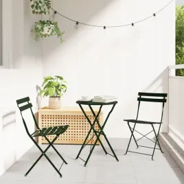 vidaxl-3-czesciowy-skladany-zestaw-bistro-w-ciemnozielonym-kolorze-ze-stali