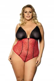 bielizna-damska-czarno-czerowne-koronkowe-przeswitujace-body-l
