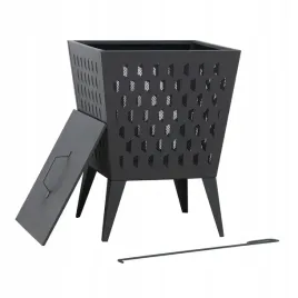 palenisko-ogrodowe-grill-ognisko-46cm-stal-z-pokrywa-czarne-pogrzebacz