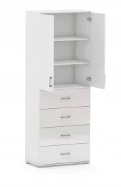 regal-szafa-pola-215-4s3p2d-4-szuflady-bialy-polysk-215-x-80-x-40-cm