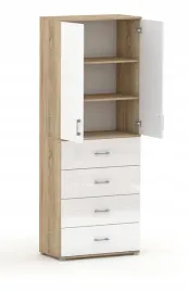 szafa-biurowa-z-szufladami-pola-215-4s3p2d-dab-sonoma-polysk-215x50x40