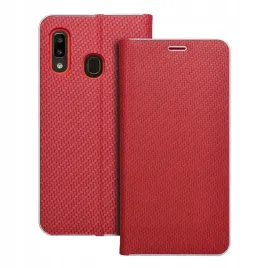 etui-z-klapka-kabura-luna-book-carbon-do-samsung-galaxy-a20e-czerwone
