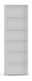 regal-pola-215x60-cm-bialy-6-polek-na-ksiazki-i-segregatory