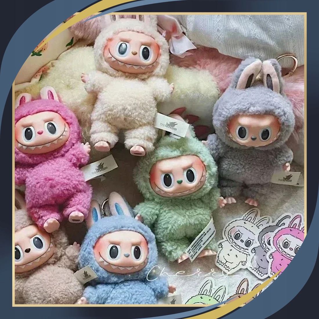 LABUBU THE MONSTERS EXCITING MACARON 2個 POP MART 【正規品・2個セット】LABUBU ラブブ The Monsters