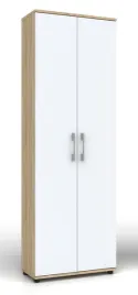 regal-szafa-biurowa-g-60-2d-dab-sonoma-biale-drzwi