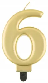 swieczka-cyferka-6-beautyandcharm-metalik-zlota