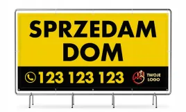 baner-sprzedam-dom-z-logo-biura-nieruchomosci-150x70cm-zolty