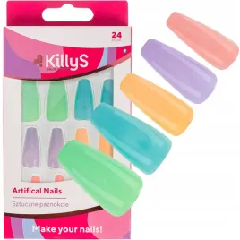 killys-sztuczne-paznokcie-coffin-pastel-pastelowe
