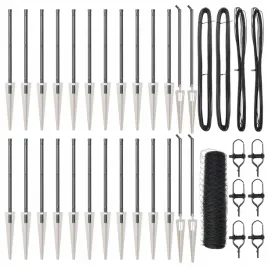 ogrodzenie-szesciokatne-vidaxl-szare-1x50-m-stal