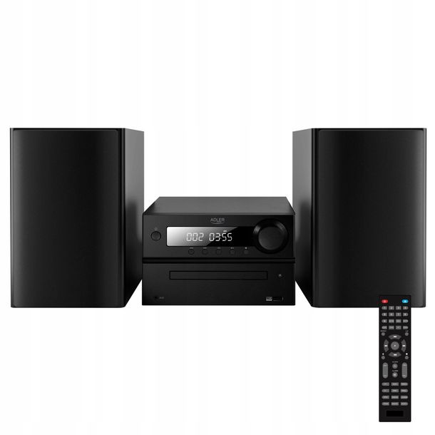 ﻿WIEŻA STEREO HI-FI Pilot z Bluetooth CD MP3 USB RADIO FM Adler AD 1917