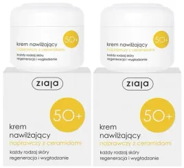 2-x-ziaja-krem-nawilzajacy-naprawczy-z-ceramidami-50-50ml-odzywienie