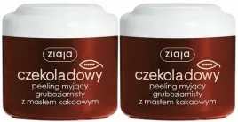 2-x-ziaja-czekoladowy-peeling-myjacy-gruboziarnisty-200ml-maslo-kakaowe