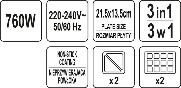 opiekacz-760w-3w1-stan-nowy-moc-760-w