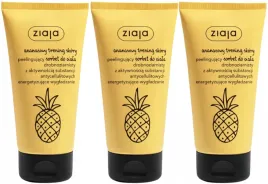 3-x-ziaja-ananasowy-sorbet-peelingujacy-do-ciala-160ml-ekstrakt-z-ananasa