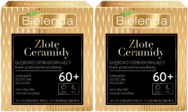 2-szt-zlote-ceramidy-odbudowujacy-krem-przeciwzmarszkowy-60-50ml-bielenda