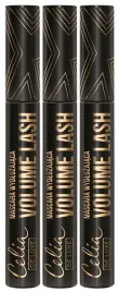 volume-lash-maskara-wydluzajaca-szczoteczka-silikonowa-11ml-celia-3-sztuki