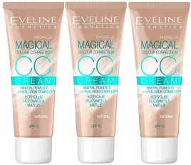 3-x-eveline-fluid-magical-cc-51-naturalny-30ml-dla-kazdego-typu-cery-spf15