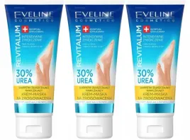 3-x-eveline-stopy-revitalum-krem-maska-30percent-urea-dzialanie-eksfoliujace