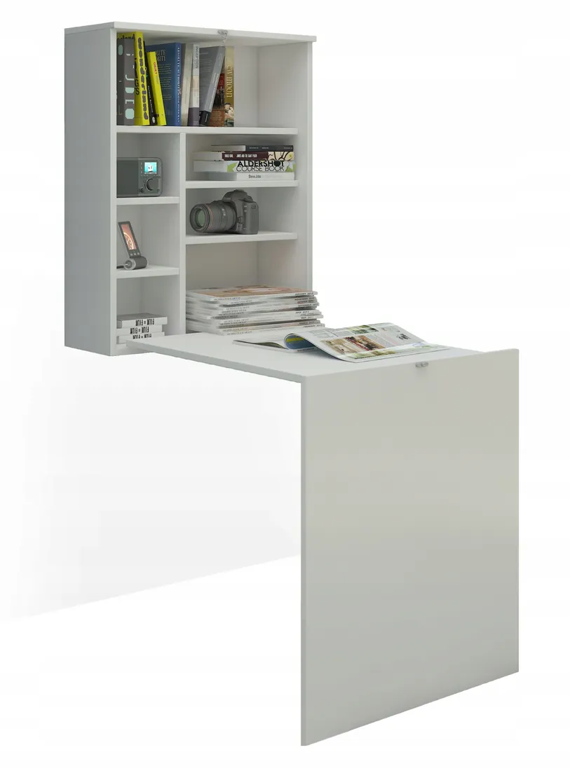 biurko-skladane-wiszace-scienne-hide-bialy-mat