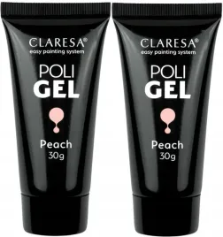 2-sztuki-poli-gel-zel-budujacy-peach-30g-claresa-do-przedluzania-paznokci