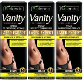 vanity-laser-expert-zestaw-do-depilacji-bikini-100ml-bielenda-3-sztuki