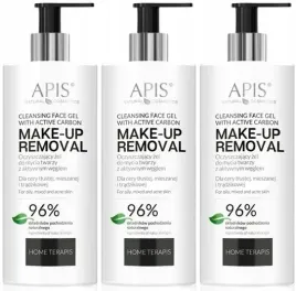 3-x-apis-oczyszczajacy-zel-do-mycia-twarzy-z-aktywnym-weglem-300ml-sebum