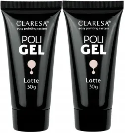 2-sztuki-poli-gel-zel-budujacy-latte-30g-claresa-nie-splywa-na-skorki