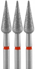 frez-diamentowy-grusza-ostra-czerwona-expert-srednica-5mm-staleks-3-sztuki