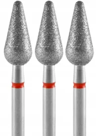 3-x-staleks-frez-diamentowy-grusza-zaokraglona-czerwona-srednica-5mm-ostry