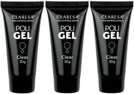 3-x-claresa-poli-gel-budujacy-clear-30g-do-przedluzania-paznokci-bezwonny