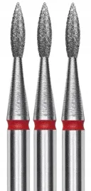 frez-diamentowy-plomien-ostry-czerwony-srednica-18mm-staleks-3-sztuki