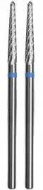 2-x-staleks-frez-z-weglika-spiekanego-stozek-niebieski-srednica-23mm