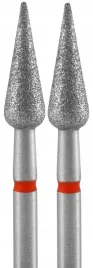 2-x-staleks-frez-diamentowy-grusza-ostra-czerwona-expert-srednica-5mm