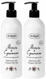 2-x-ziaja-kremowe-mydlo-do-rak-herbata-z-cynamonem-270ml-prowitamina-b5