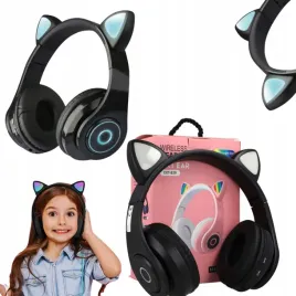 sluchawki-nauszne-bezprzewodowe-kocie-uszy-led-dla-dzieci-bluetooth