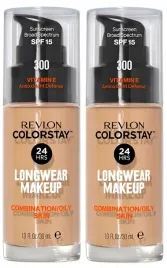 2-x-revlon-podklad-cs-combi-oily-pompka-30-golden-beige-bez-oleju-spf15