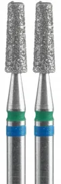 2-x-staleks-frez-diamentowy-duo-stozek-niebiesko-zielony-srednica-25mm