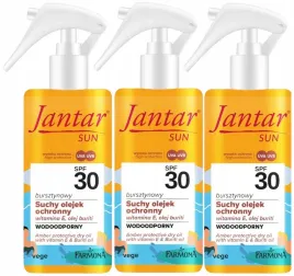 3-x-jantar-suchy-olejek-ochronny-spf30-wodoodporny-3-odzywcze-olejki-uv
