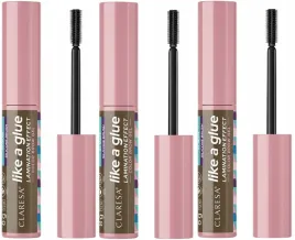 3-x-claresa-like-a-glue-zel-do-brwi-01-taupe-trwaly-efekt-laminacji-mocny