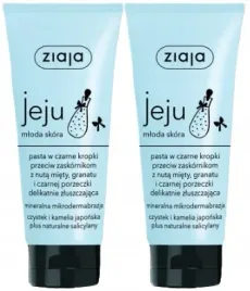 2-sztuki-jeju-pasta-w-czarne-kropki-75ml-ziaja-pasta-przeciw-zaskornikom