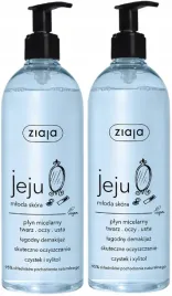 2-sztuki-jeju-plyn-micelarny-390ml-ziaja-mloda-cera-niedoskonalosci-czystek