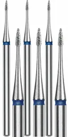3-x-staleks-frez-diamentowy-plomien-mini-niebieski-expert-srednica-1mm