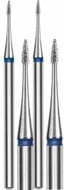 2-x-staleks-frez-diamentowy-plomien-mini-niebieski-expert-srednica-1mm