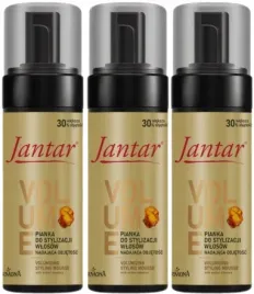 3-x-jantar-pianka-do-stylizacji-wlosow-150ml-dlugotrwaly-efekt-polimer