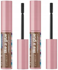 2-sztuki-claresa-like-a-glue-zel-do-brwi-02-brown-ekstrakt-z-aloesu-mocny