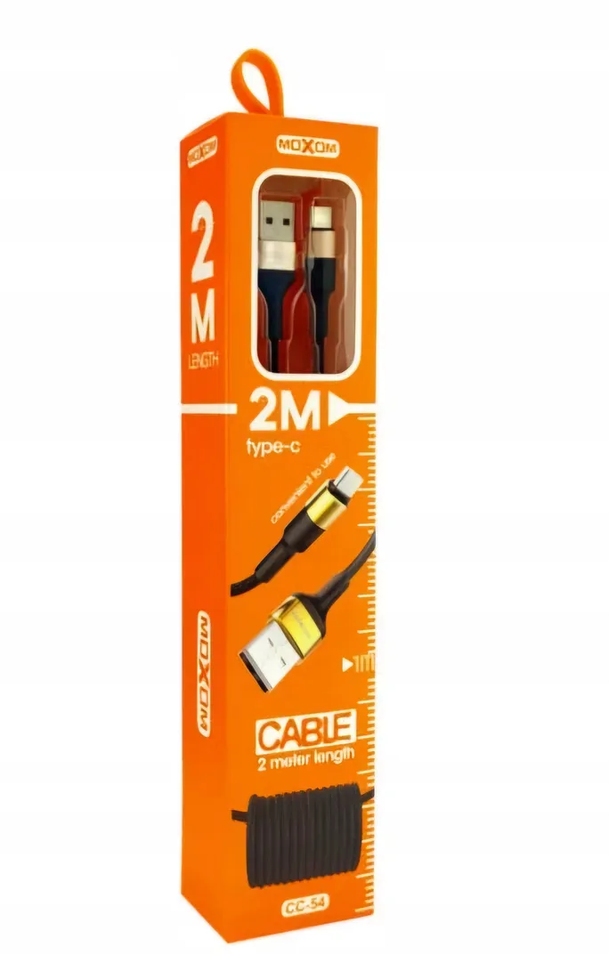 kabel-usb-c-typ-c-2m-moxom-stan-nowy