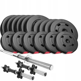 zestaw-obciazen-bitumicznych-i-gryfow-do-silowni-domowej-hantle-naklad-58kg
