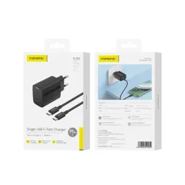 foneng-ladowarka-sieciowa-eu65-pd-20w-1xusb-c-kabel-usb-c-usb-c-czarny