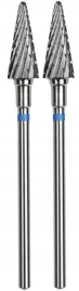 2-x-staleks-frez-z-weglika-spiekanego-stozek-niebieski-expert-srednica-6mm
